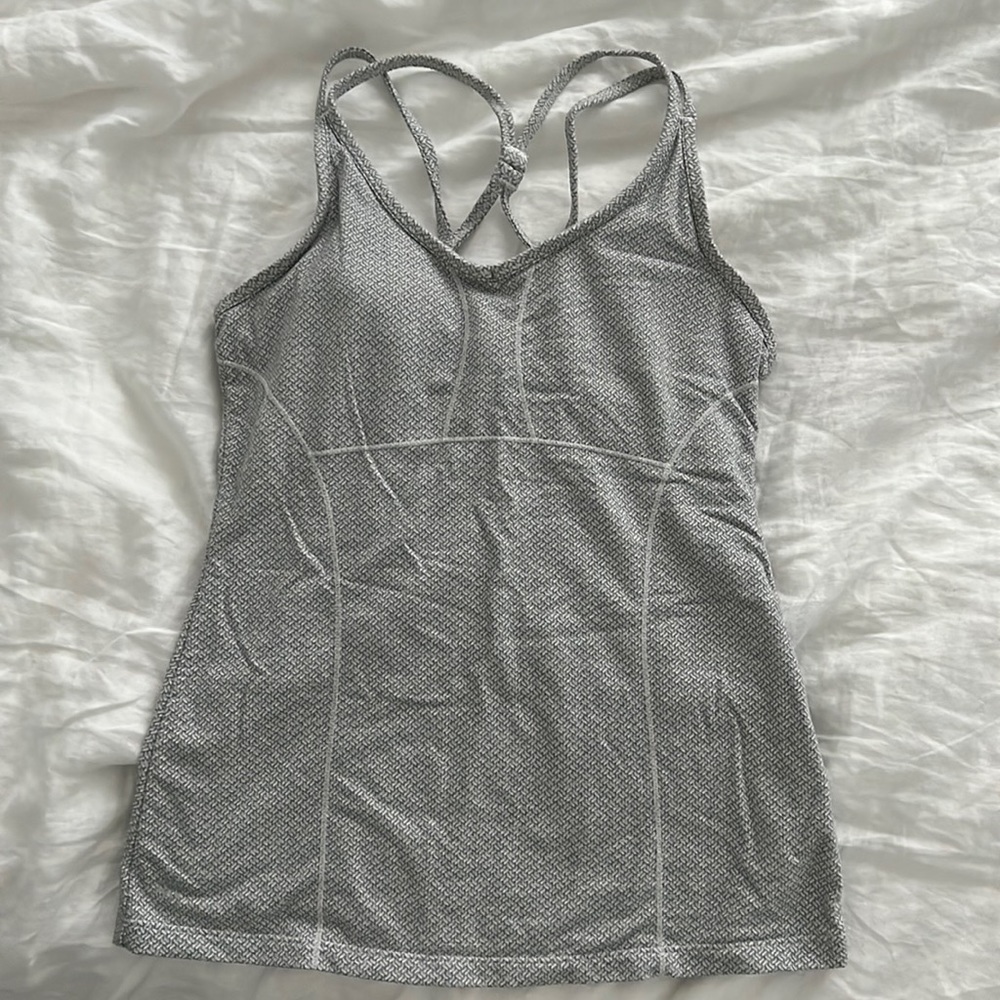 Athleta size small grey workout top
